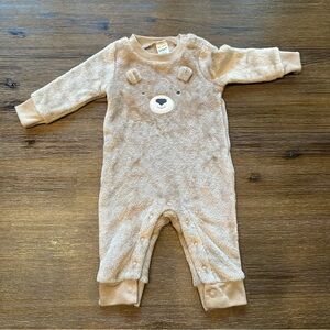 5/30$ Carter's Beige Bear Baby One Piece size 3 months